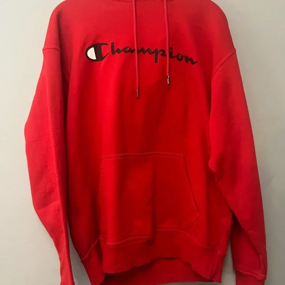Champion Red Hoodie - Picture 1 of 5